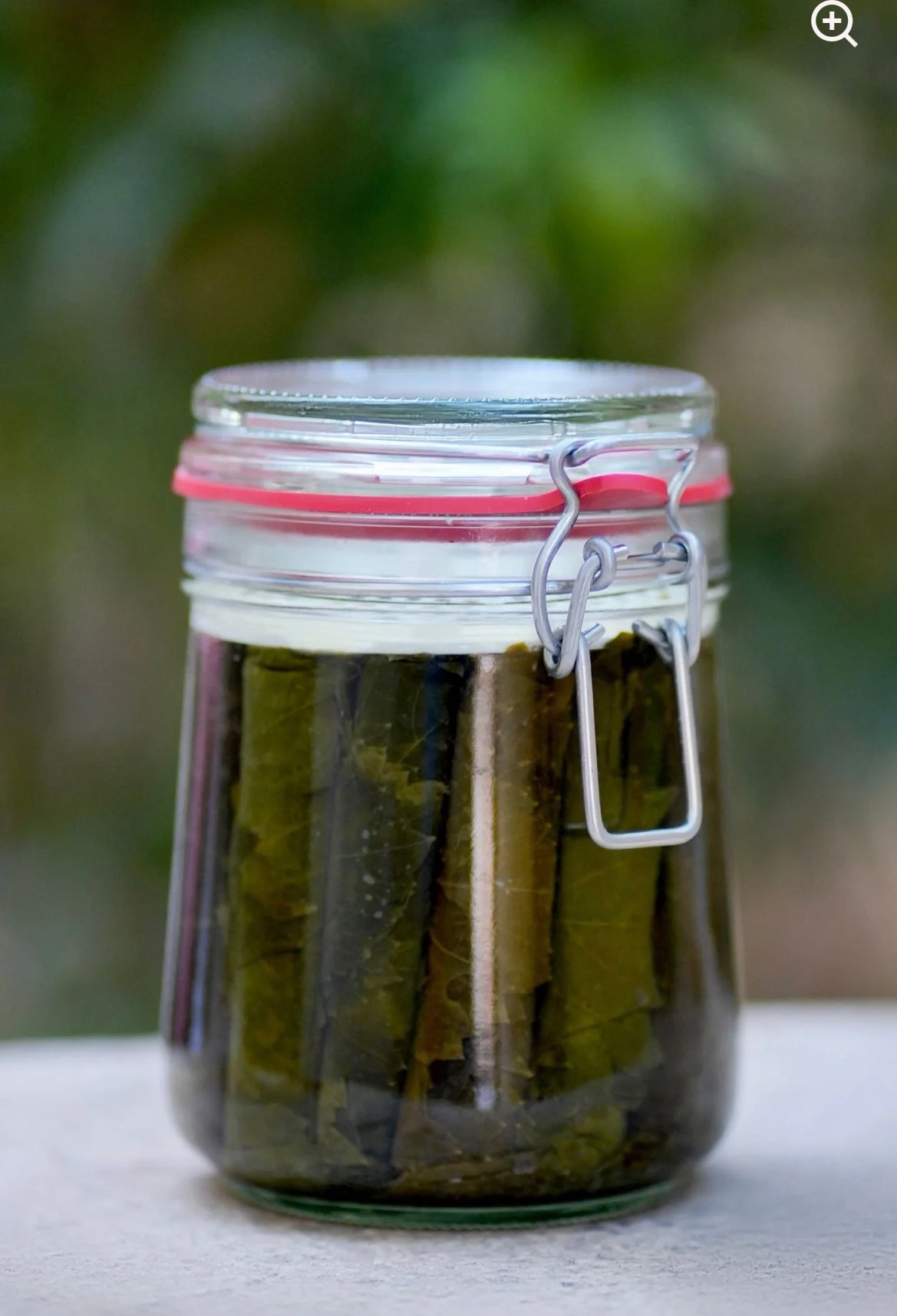 Grape Leaves jar